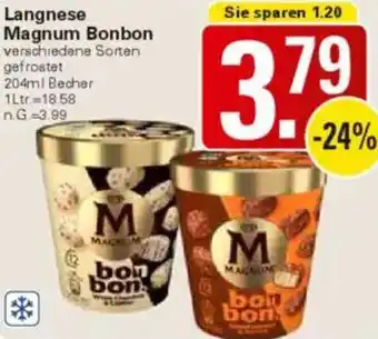 WEZ Langnese Magnum Bonbon Angebot