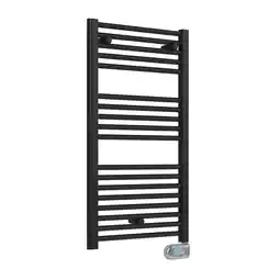 Netto Marken-Discount Badezimmer Heizkörper E-Innsbruck, Mattschwarz 48x92cm Angebot