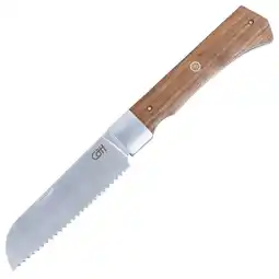 Netto Marken-Discount CJH Outdoor Brotmesser Santoku Taschenmesser Klappmesser Camping Walnuss Holz Angebot
