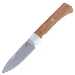 Netto Marken-Discount CJH Outdoor Kochmesser Chefmesser Camping Taschenmesser Klappmesser Walnuss Holz Angebot
