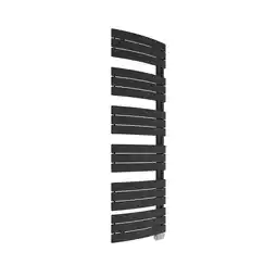 Netto Marken-Discount Badezimmer-Heizkörper E-Salzburg, Mattschwarz, 55x168cm Angebot