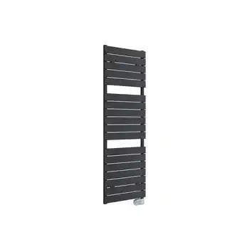 Netto Marken-Discount Badezimmer-Heizkörper E-Pisa, Mattschwarz, 50x151,2cm Angebot
