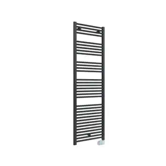 Netto Marken-Discount Badezimmer-Heizkörper E-Innsbruck, Mattschwarz, 55x170,3cm Angebot