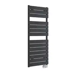 Netto Marken-Discount Badezimmer-Heizkörper E-Pisa, Mattschwarz, 50x121,3cm Angebot