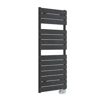 Netto Marken-Discount Badezimmer-Heizkörper E-Pisa, Mattschwarz, 50x121,3cm Angebot
