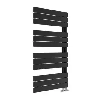 Netto Marken-Discount Badezimmer-Heizkörper Arezzo, Mattschwarz, 60x113cm Angebot