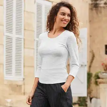 NKD Damen-Langarmshirt mit Rundhalsausschnitt Angebot