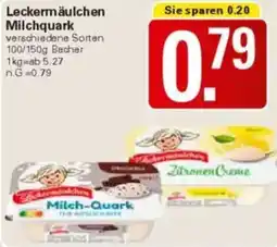 WEZ Leckermäulchen Milchquark Angebot