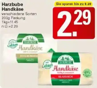 WEZ Harzbube Handkäse Angebot