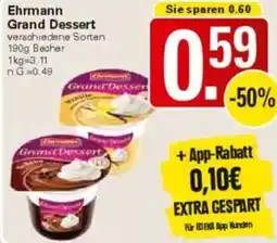 WEZ Ehrmann Grand Dessert Angebot