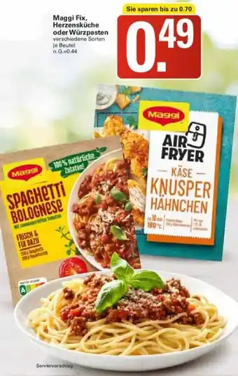 WEZ Maggi Fix, Herzensküche oder Würzpasten Angebot