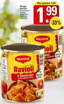 WEZ Maggi Ravioli Angebot