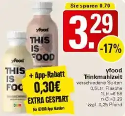 WEZ yfood Trinkmahlzeit Angebot