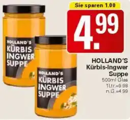WEZ HOLLAND'S Kürbis-Ingwer Suppe Angebot