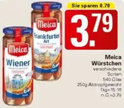 WEZ Meica Würstchen Angebot