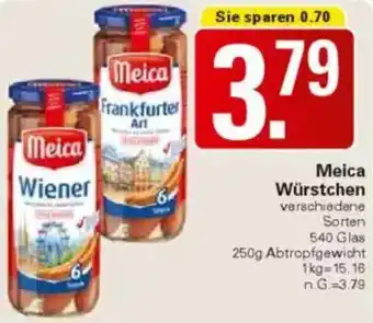 WEZ Meica Würstchen Angebot