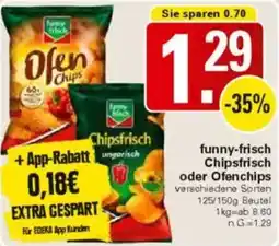 WEZ funny-frisch Chipsfrisch oder Ofenchips Angebot
