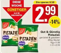 WEZ Gut & Günstig Pistazien Angebot