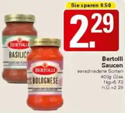 WEZ Bertolli Saucen Angebot