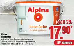B1 Discount Baumarkt Alpina Innenfarbe Angebot