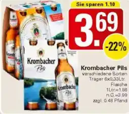 WEZ Krombacher Pils Angebot