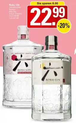 WEZ Roku Gin Angebot