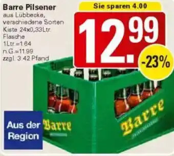 WEZ Barre Pilsener Angebot