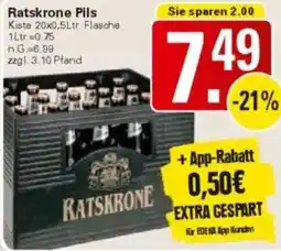 WEZ Ratskrone Pils Angebot