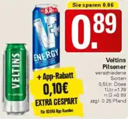 WEZ Veltins Pilsener Angebot