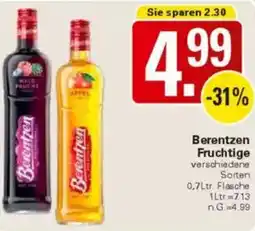 WEZ Berentzen Fruchtige Angebot