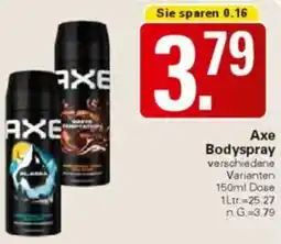 WEZ Axe Bodyspray Angebot