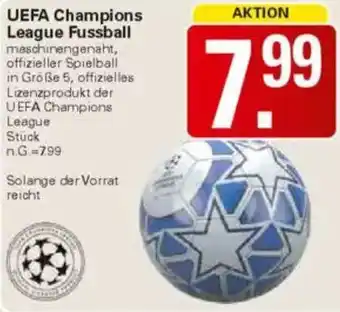 WEZ UEFA Champions League Fussball Angebot