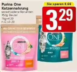 WEZ Purina One Katzennahrung Angebot