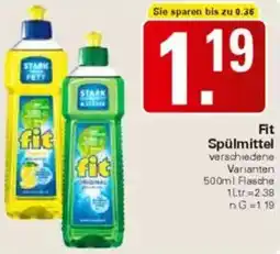 WEZ Fit Spülmittel Angebot