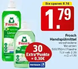 WEZ Frosch Handspülmittel Angebot