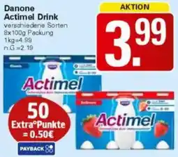 WEZ Danone Actimel Drink Angebot