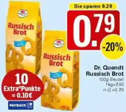 WEZ Dr. Quendt Russisch Brot Angebot