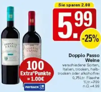 WEZ Doppio Passo Weine Angebot