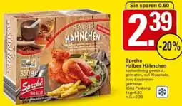 WEZ Sprehe Halbes Hähnchen Angebot
