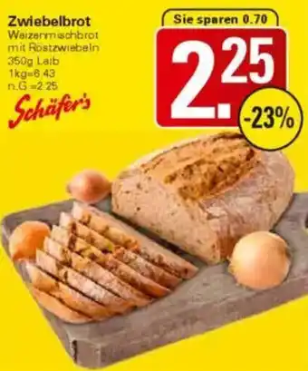 WEZ Schäfer's Zwiebelbrot Angebot