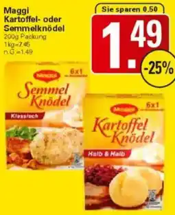 WEZ Maggi Kartoffel- oder Semmelknödel Angebot