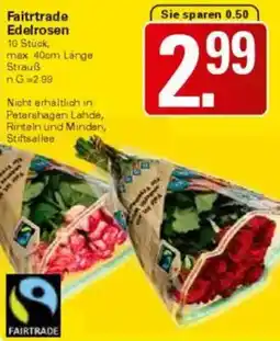WEZ Fairtrade Edelrosen Angebot