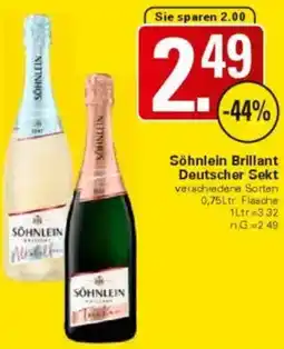 WEZ Söhnlein Brillant Deutscher Sekt Angebot