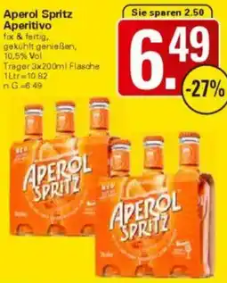 WEZ Aperol Spritz Aperitivo Angebot