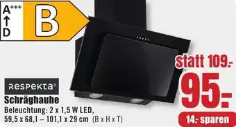 B1 Discount Baumarkt Respekta Schräghaube Angebot