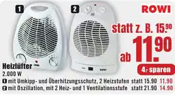 B1 Discount Baumarkt ROWI Heizlüfter Angebot