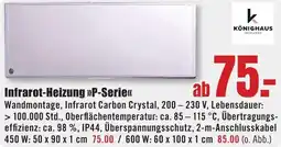 B1 Discount Baumarkt KÖNIGHAUS Infrarot-Heizung P-Serie Angebot