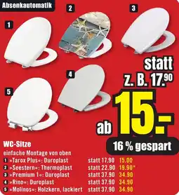 B1 Discount Baumarkt WC-Sitze Angebot