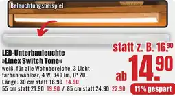 B1 Discount Baumarkt LED-Unterbauleuchte Linex Switch Tone Angebot