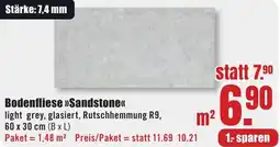 B1 Discount Baumarkt Bodenfliese Sandstone Angebot